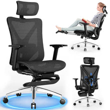 将图片加载到图库查看器,GABRYLLY ergonomic office chair with footrest - GYMN01