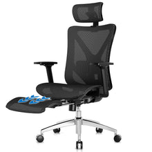 将图片加载到图库查看器，GABRYLLY ergonomic office chair with footrest - GYMN01
